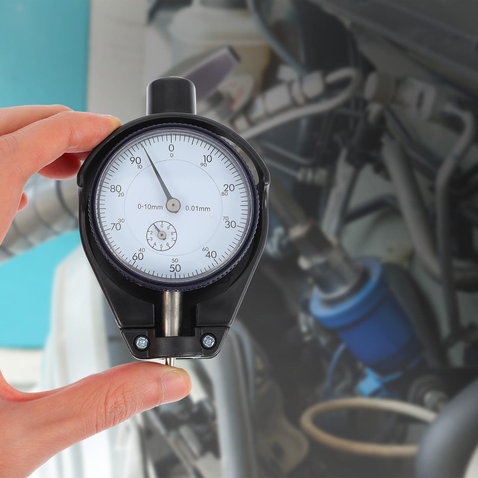 Misuratore di Alesaggio Manuale per Veicoli, Calibro Interno Nero in Acciaio, Flessibile e Preciso per Riparazioni Auto, 50-160mm X 0,01mm