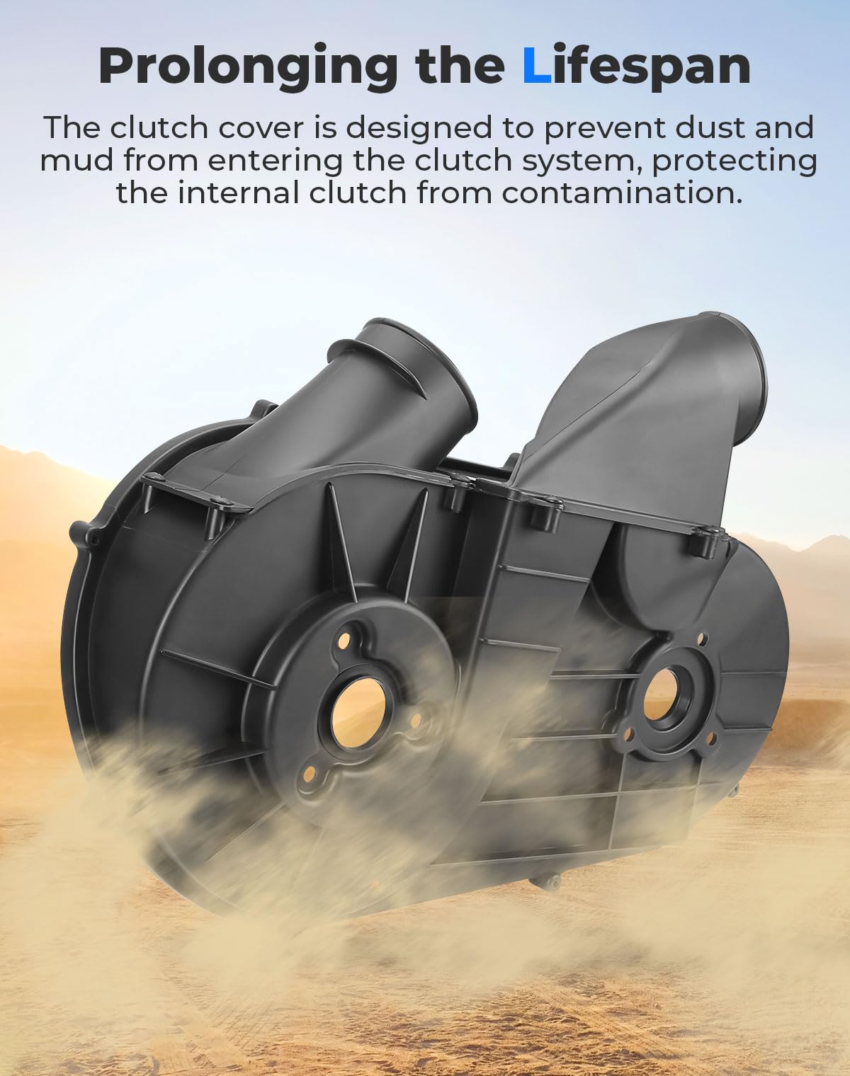 mc4ケース KUAFU Inner Belt Clutch Cover Compatible with 2017 Polaris