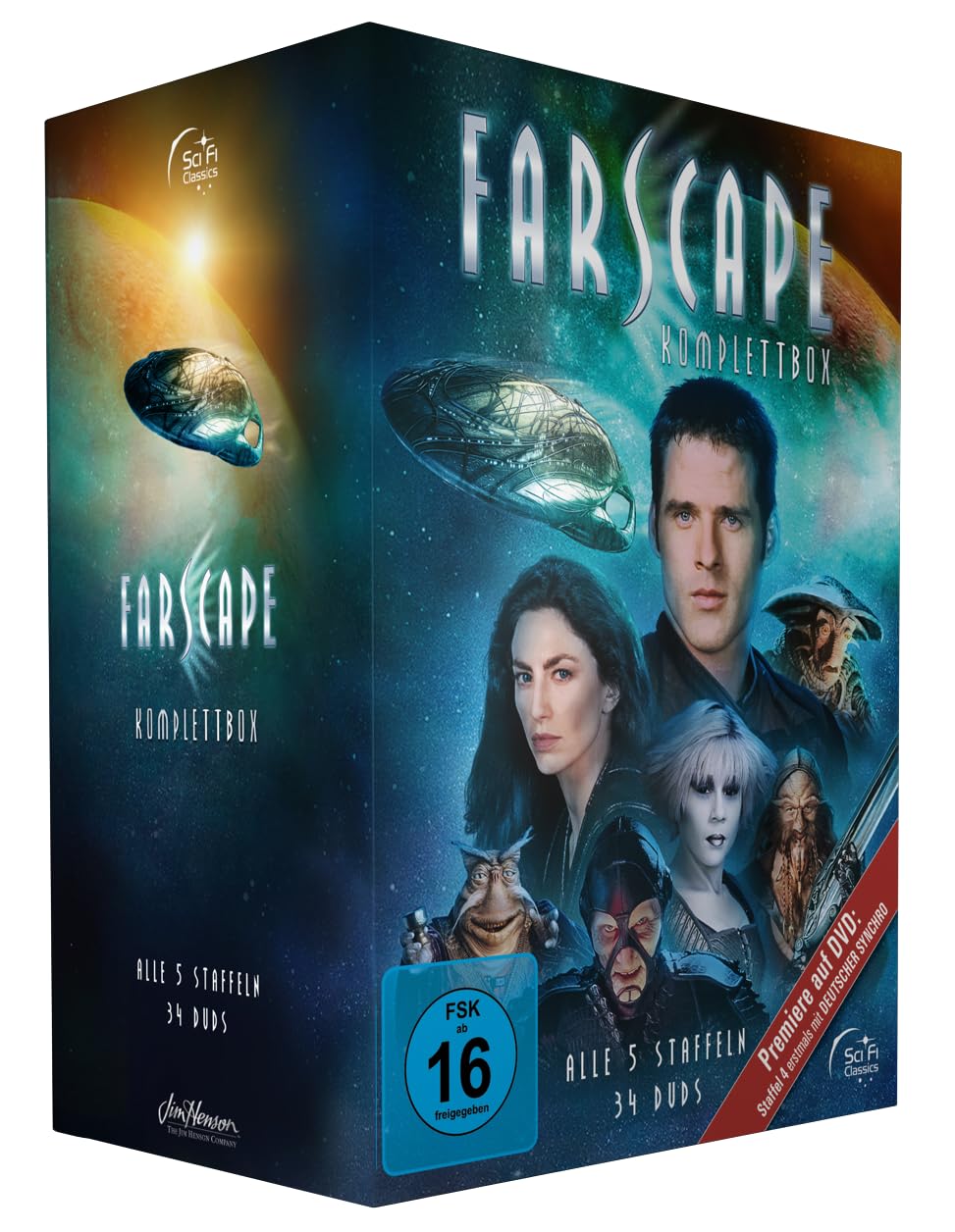 Farscape - Verschollen im All: Komplettbox (Alle 5 Staffeln mit deutscher Synchro)