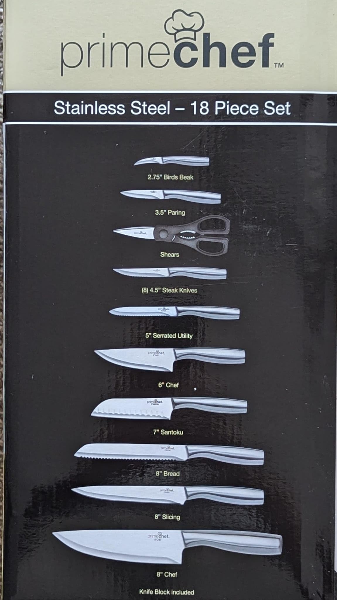 Ultra Sharp Stainless Steel Professional Grade Kitchen Chef Knife