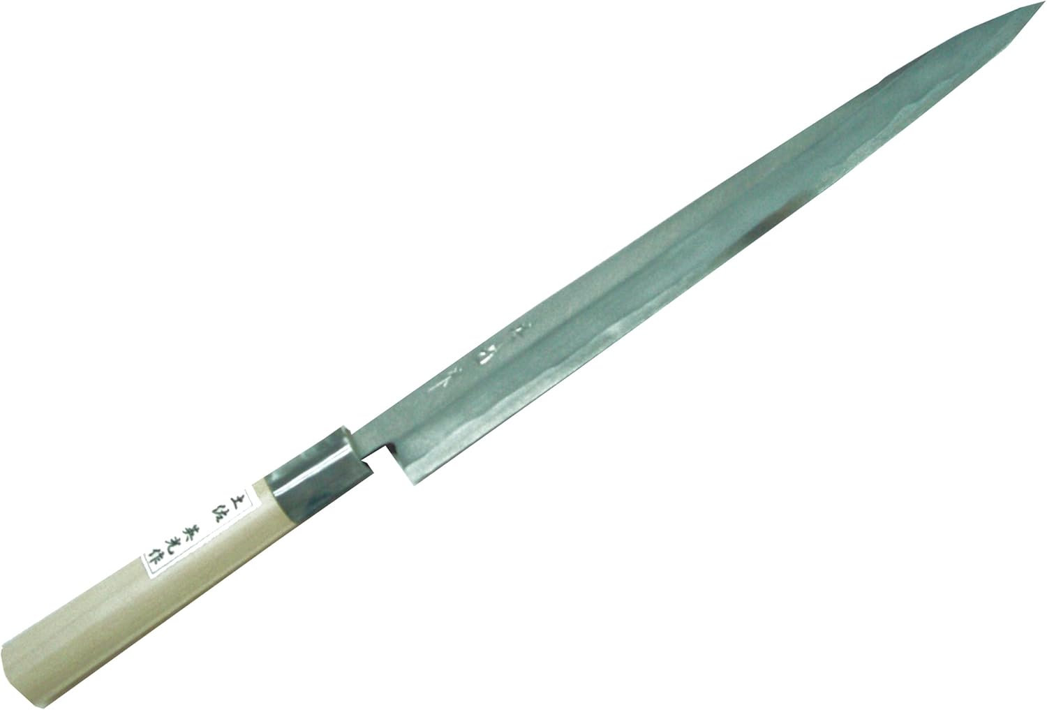 Tosa Hamono Distribution Center, Masao, Single Edged, White Steel No. 2, Marble Pattern, 9.1 inches (230 mm)