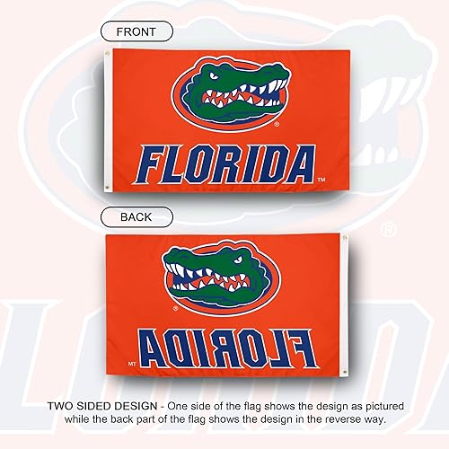 Miniatura 8 de Bandera de la Universidad de Florida UF Gators Banner 100% poliéster para interiores y exteriores, banderas de 3 x 5 pies (estilo S)