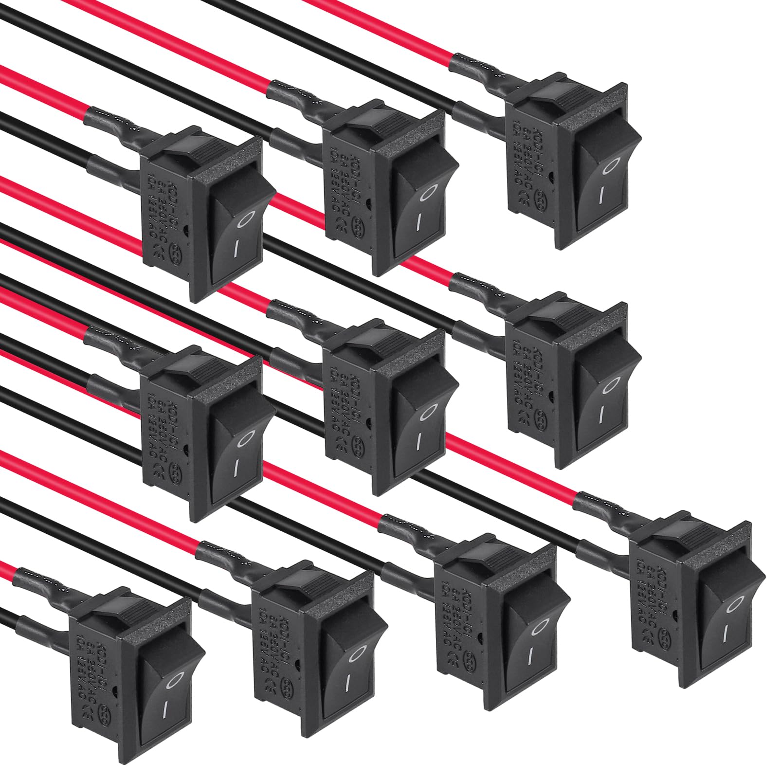 Petit interrupteur marche/arrêt 120V 10A pour réparation d'appareils électriques - 7