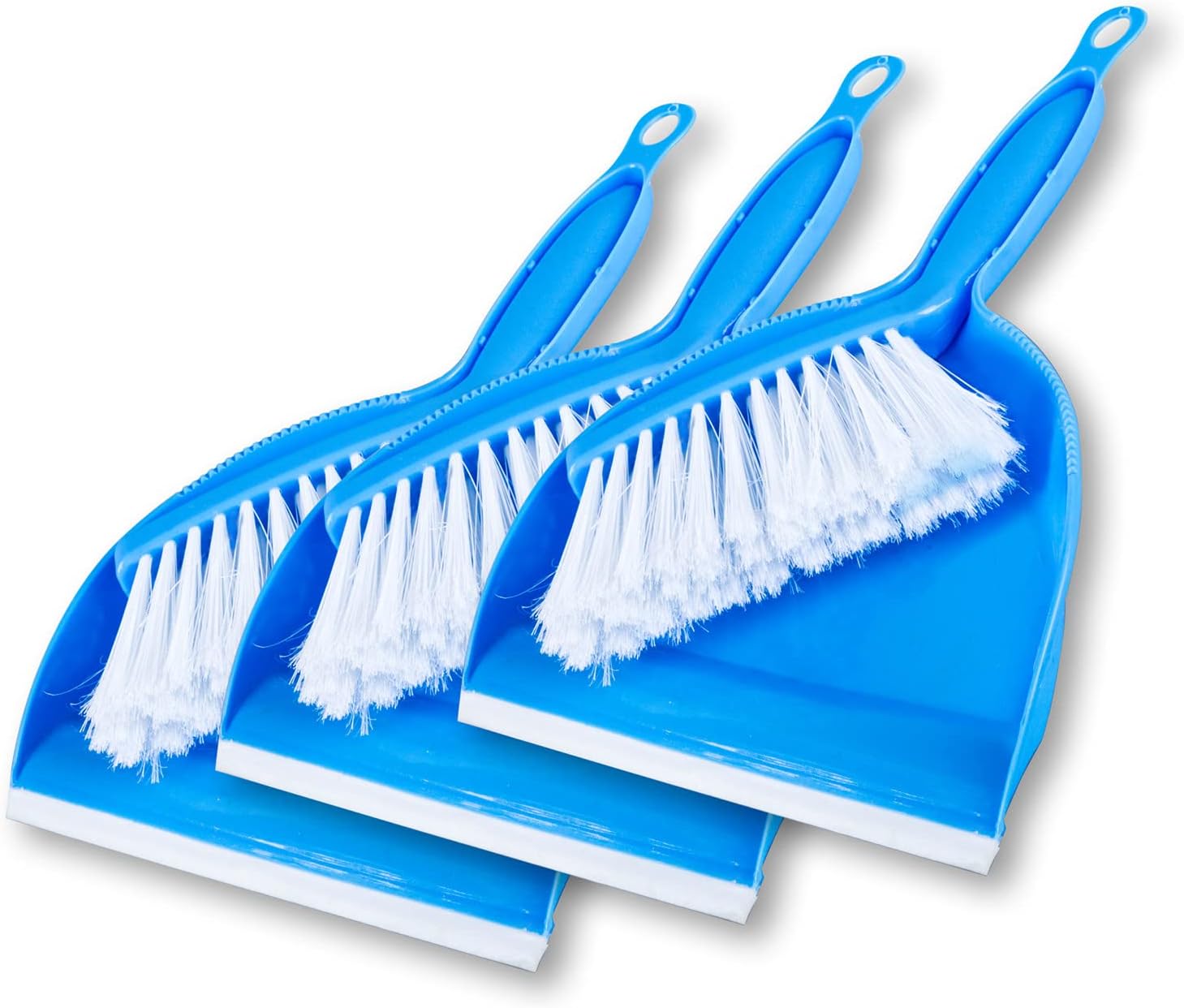[3PCE] Xtra Kleen Mini Dustpan & Brush Set Compact Practical Hang Hook Portable Dust Pan, Tiny