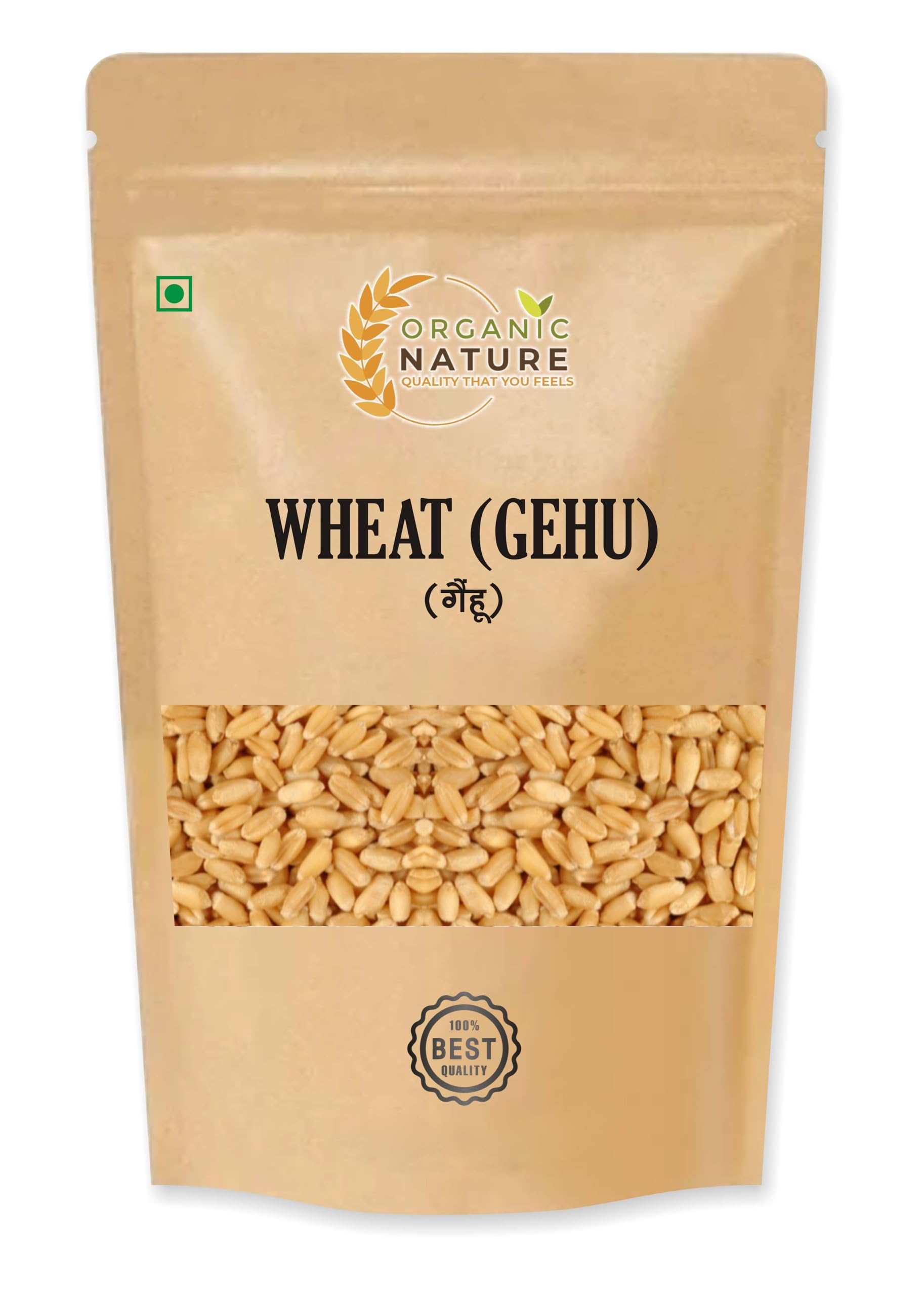 Organic Nature MP Sharbati Wheat Fresh from Farms | No Mixture | No Preservatives | Washed and Dried (Pack of 200 gms) (B09GNHG9D4) Amazon Price History, Amazon Price Tracker