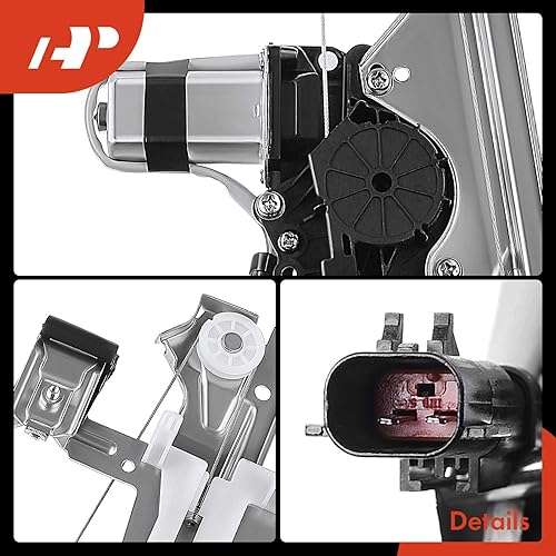 Miniatura 8 de A-Premium Elevalunas eléctrico con motor compatible con Jeep Grand Cherokee 2005-2010 trasero izquierdo del lado del conductor