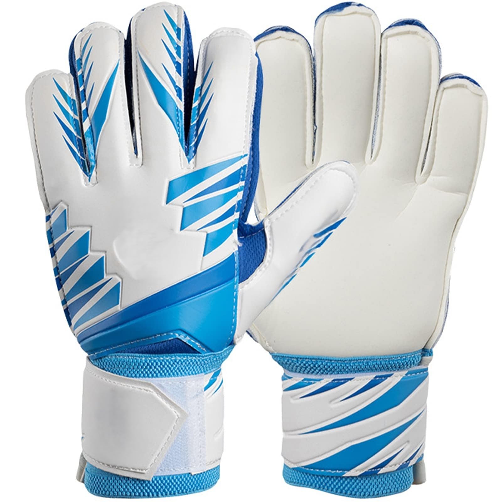 RedOak Kids Anti-Slip Junior Football Gloves Goalie Gloves - Blue -Size 6-image-44