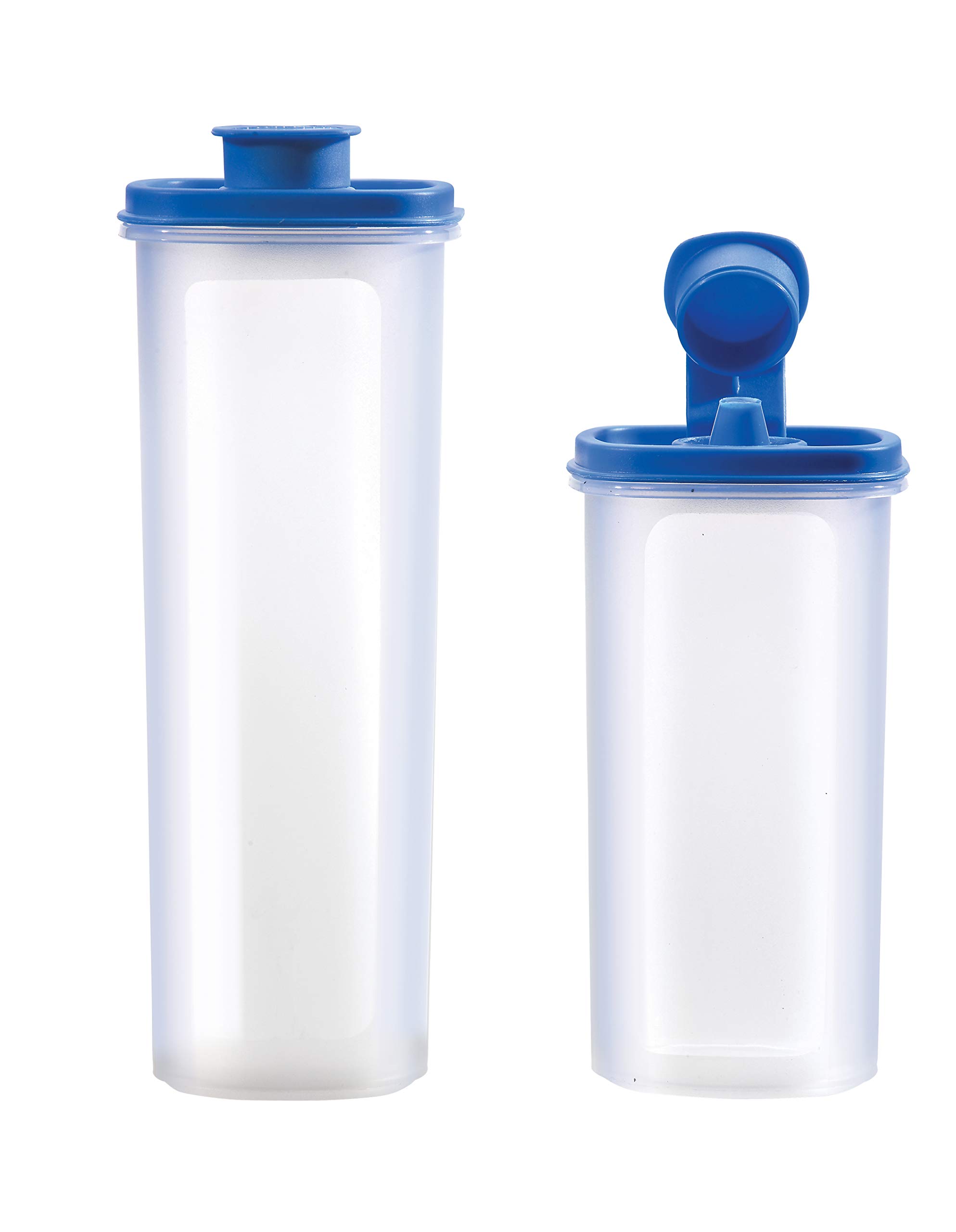 Mastercook Plastic Oil Dispenser 2 Pcs Set,Blue (750 ml x 1),(1000 ml x 1)