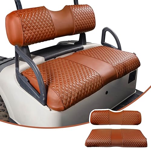 Miniatura 1 de NOKINS Fundas de asiento de carrito de golf para EZGO RXV OEM Cojín de asiento ordinario, respaldo de asiento delantero Funda de asiento EZGO de