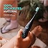 happybrush [Testsieger*] Elektrische Zahnbürste ECO VIBE 3 Schwarz/Mint - Schallzahnbürste mit 6 Wochen Power-Akku inkl. 3 Aufsteckbürsten Aktivkohle Zahnpasta von Zahnexperten empfohlen