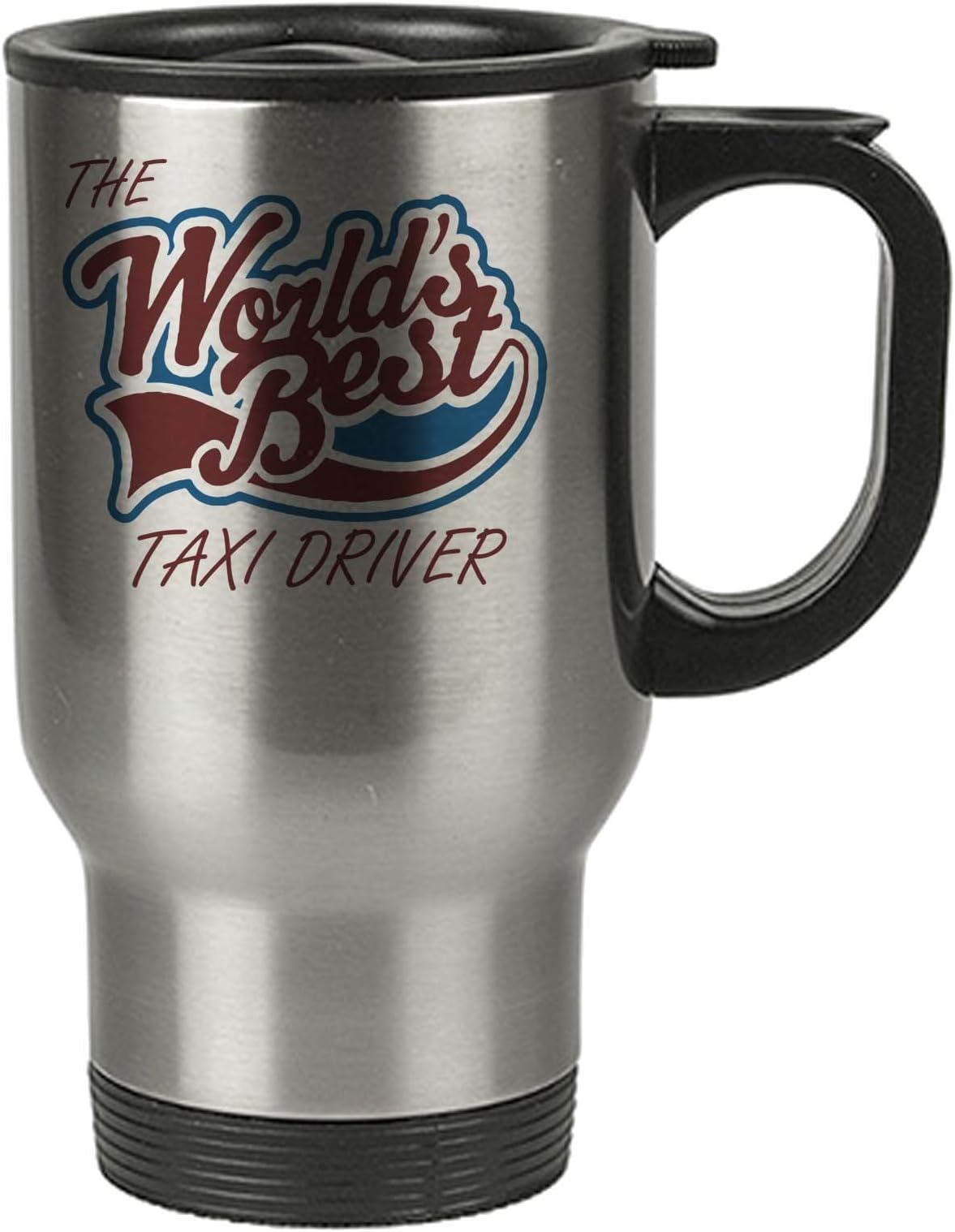 The Worlds Best Taxi Driver Thermal Eco Travel Mug - Stainless Steel - Reusable Coffee Cup