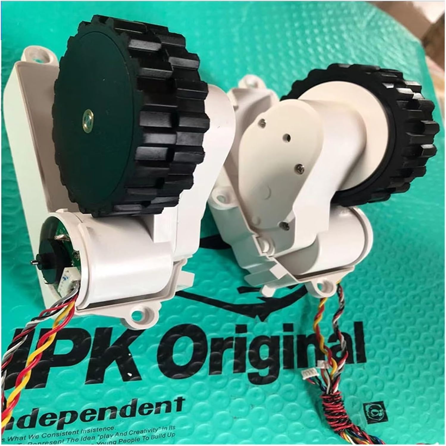 Spare Left and Right Wheels, Compatible for Xiaomi Mijia Mi Robot Vacuum Mop 2 Pro MJST1S MJSTS1, Robot Vacuum Cleaner Replacement Part(Left Right Wheels)