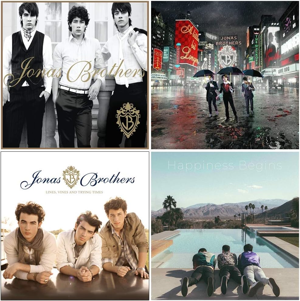 Jonas Brothers: Studio Album Collection - 4 CDs (Self Titled / A Little Bit Longer / Lines, Vines and Trying Times / Happiness Begins)