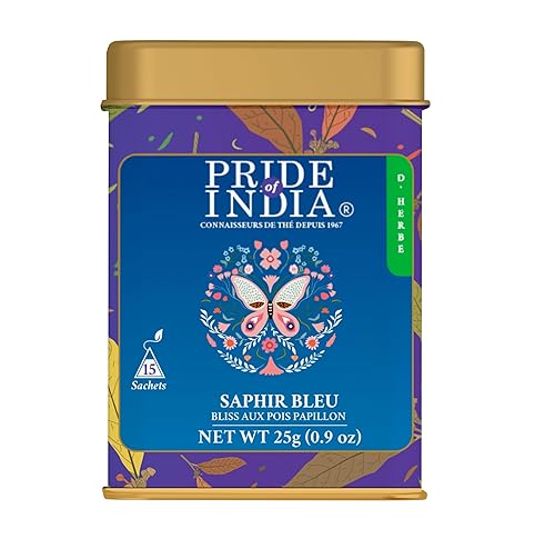 Vista 69 de Pride Of India - Té Natural Energize Ayurveda (Tulsi Negro), 25 Bolsas de Té