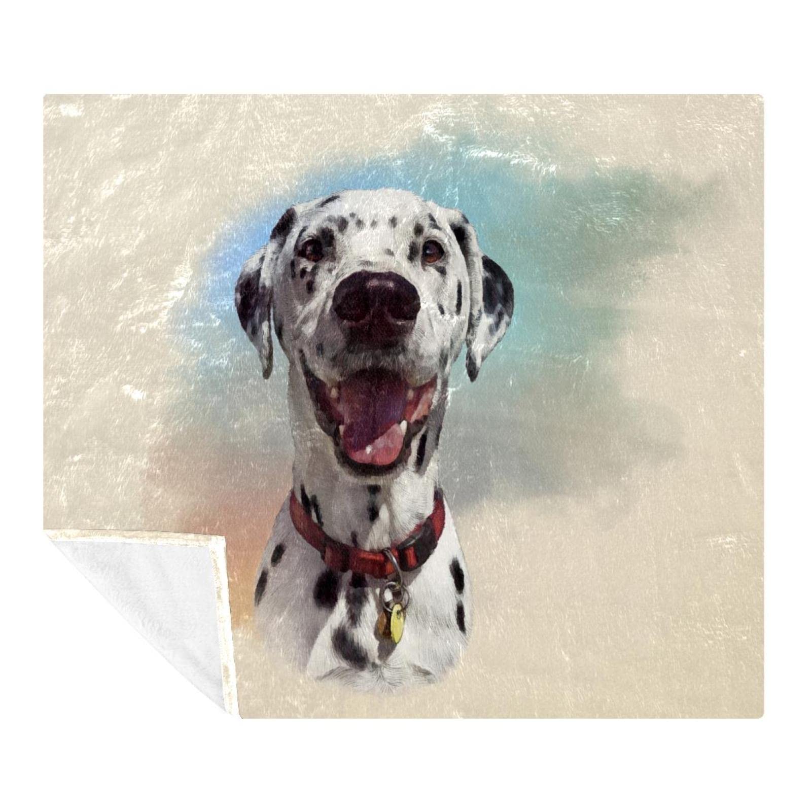 Couverture dalmatien pour adulte et enfants : fini le froid sur votre canapé