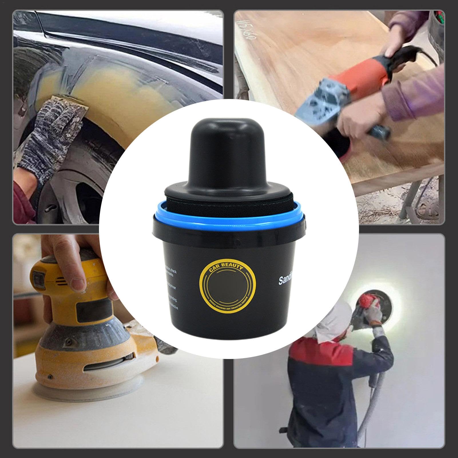 Auto Body Guide Coat Powder | Leak-Proof Dry Guide Coat For Auto Body Sanding | Multipurpose Sanding Guide Powder With Handle For Car And Wood Polishing, Tools For Vehicle Restoration