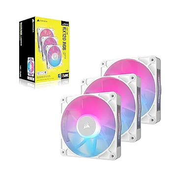 【欠品有】CORSAIR RX120 RGB Starter Kit 3基セット iCUE LINK RX120 RGB 120mm PWM Fan Triple Starter Kit