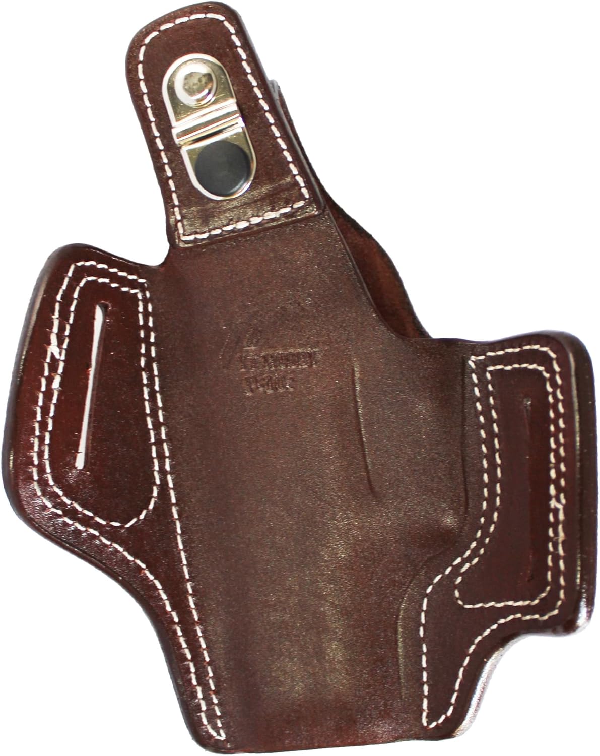 YT HOBBY Handmade Leather OWB Carry Two Slot Thumb Break Gun Holster for CZ P-10C