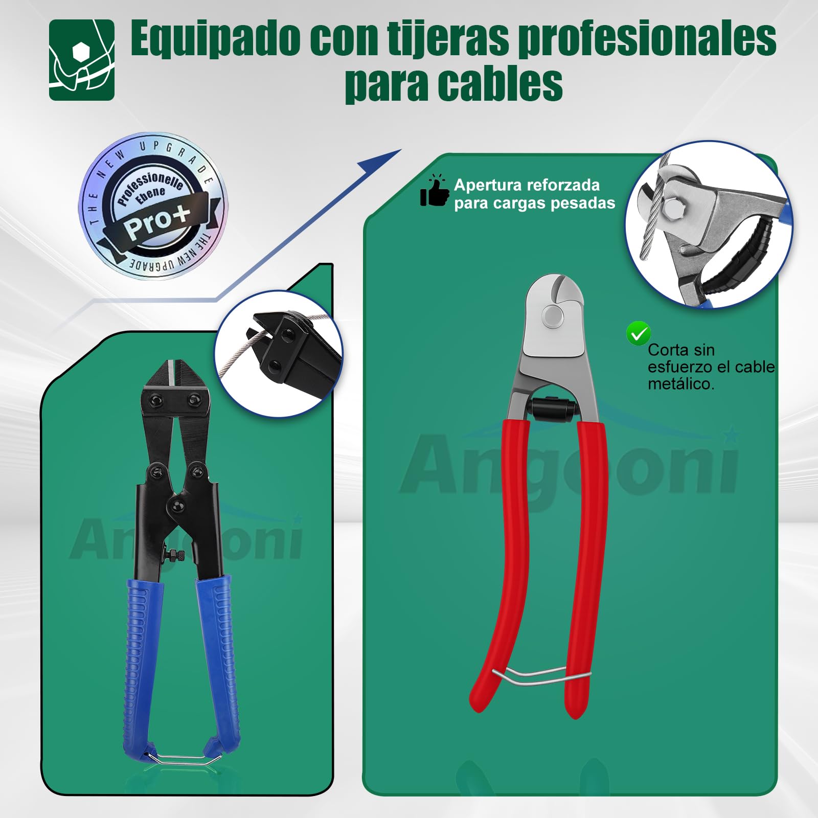 Angooni Lote de 31 cables de acero inoxidable 304, 30 m, 4 mm, tensor de cable de acero inoxidable 304, con ojales, tutores para plantas trepadoras, cuerda para tender ropa, luces, etc