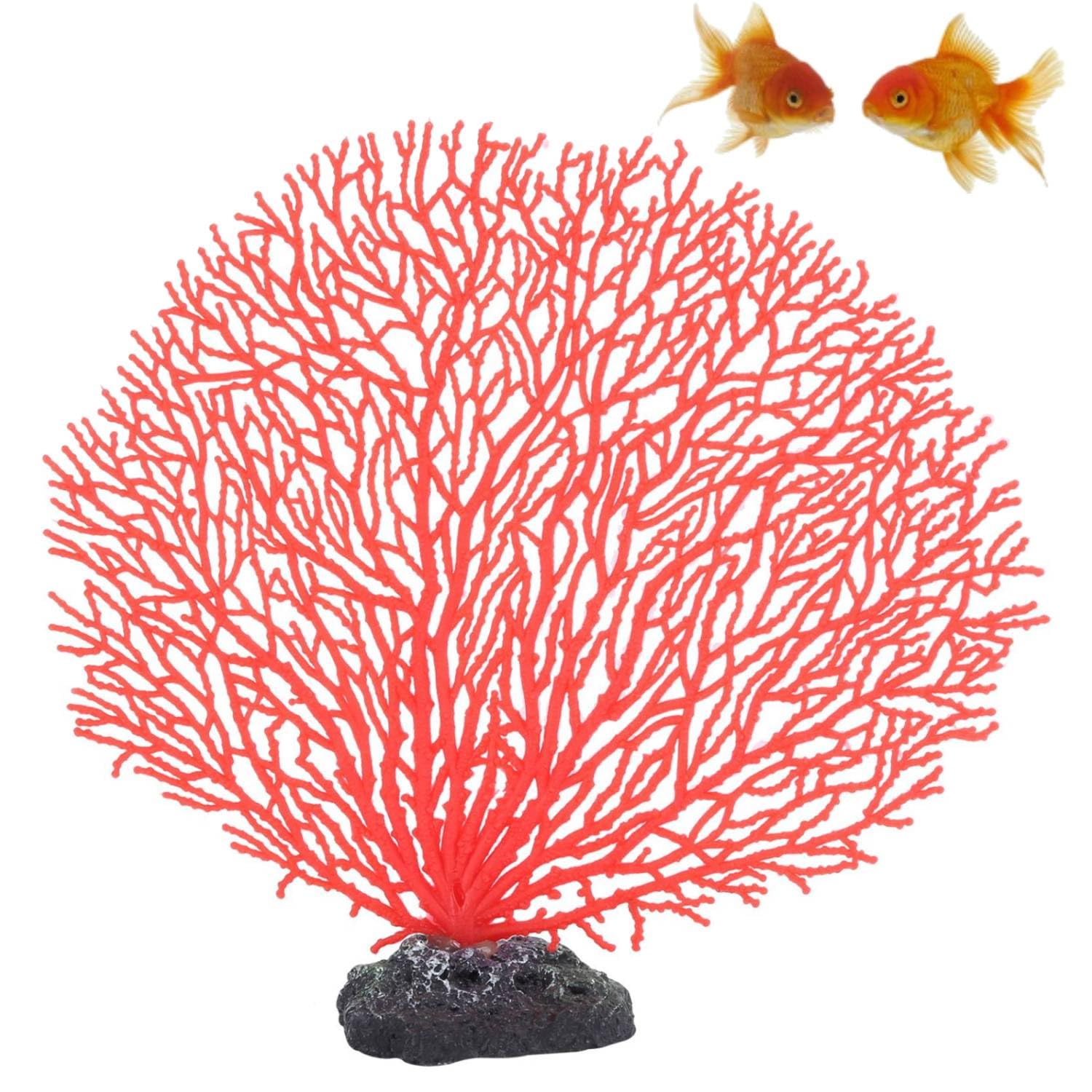 Corallo artificiale per acquario, Pianta di corallo simulata in PVC decorazione realistica per vasca di pesce