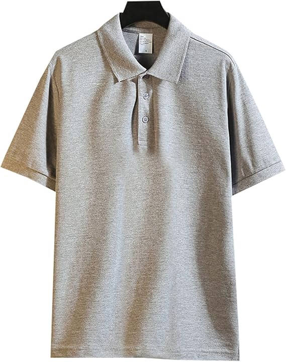 Amazon 夏 ポロシャツ メンズ 日系 シンプル 無地 6色展開 薄手 快適 柔らかい ストレッチ 半袖tシャツ 折り襟 大きいサイズ ゆったり カジュアル ゴルフ スポーツ アウトドア トップス S 3xl シャツ 通販