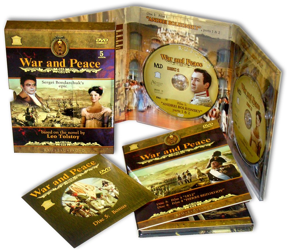 Guerra e Pace (5 DVD) (PAL)