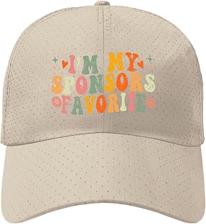 I'm My Sponsor's Favorite Saying Sun Hats Outdoor Cap for Dad