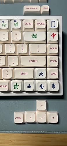 Amazon | YMDK ZDA ボール型 厚手 PBT 麻雀 麻雀 マージョン キー