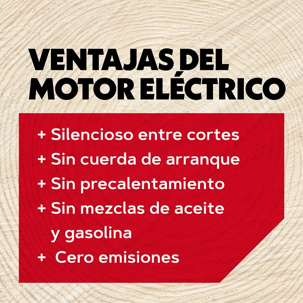 Oregon Motosierra Eléctrica con Cable 2400W, Espada 45cm, Afilado Automático PowerSharp, Bajo Retroceso, Lubricación Automática, Ligera y Silenciosa, Garantía 3 Años (CS1500)