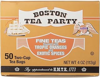 Boston Tea Party 50 count box tea bags - 6pk