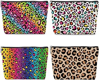 jeilink Paquete de 4 bolsas de maquillaje con...