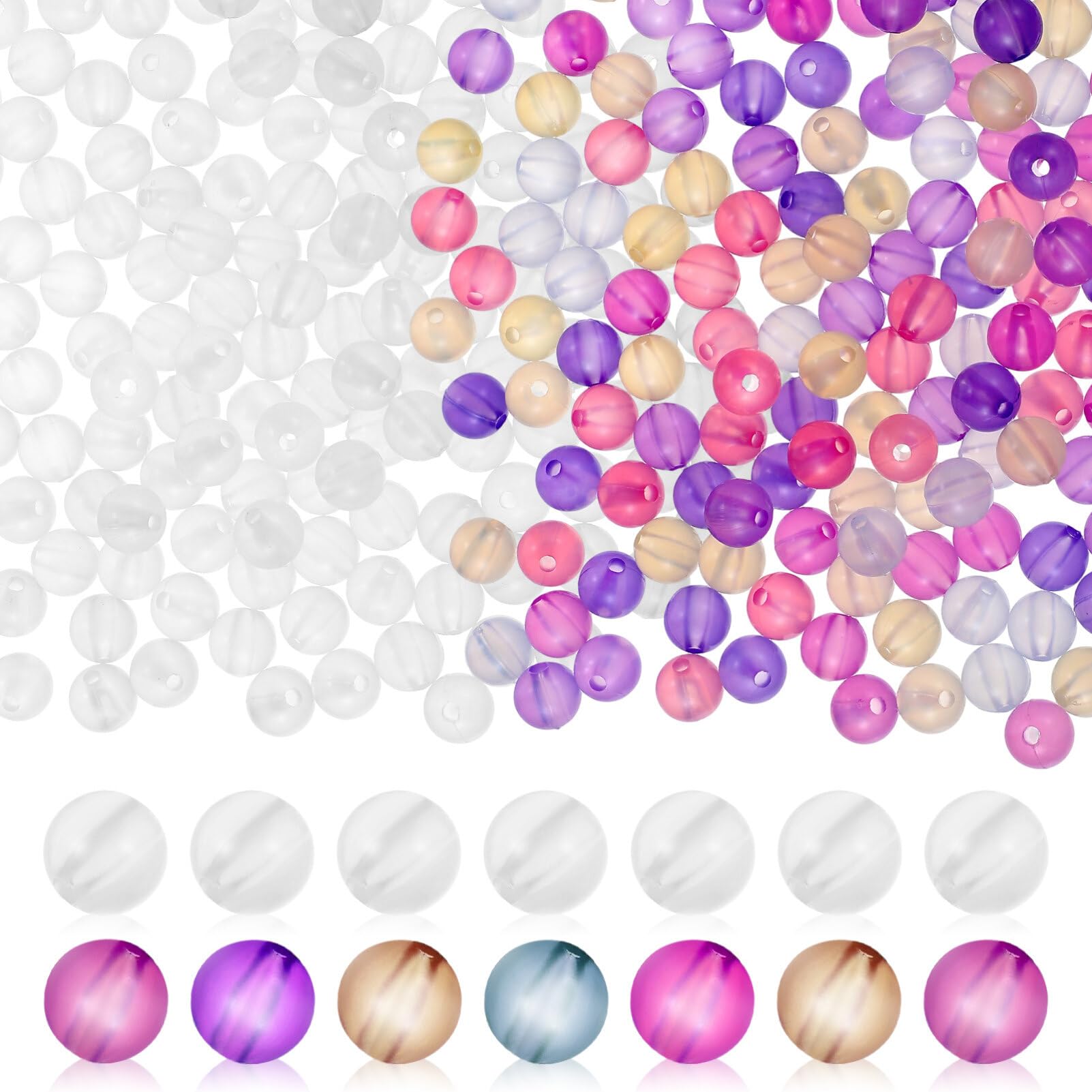 Perles UV à changement de couleur automatique sous la lumière du soleil pour DIY