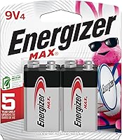 Vista 1 de Energizer - Pilas alcalinas MAX 9V, 9 voltios (paquete de 4), el empaque puede variar