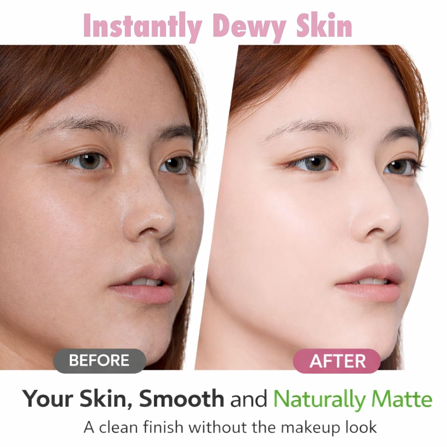 Club Suppin Translucent Pressed Powder Foundation & Overnight Skincare, Makeup Setting Powder & Face Finish POWDER with Shea Butter, Amino Acids& Aloe Extract by Japanese Skincare PINK PLUSH, 2EA