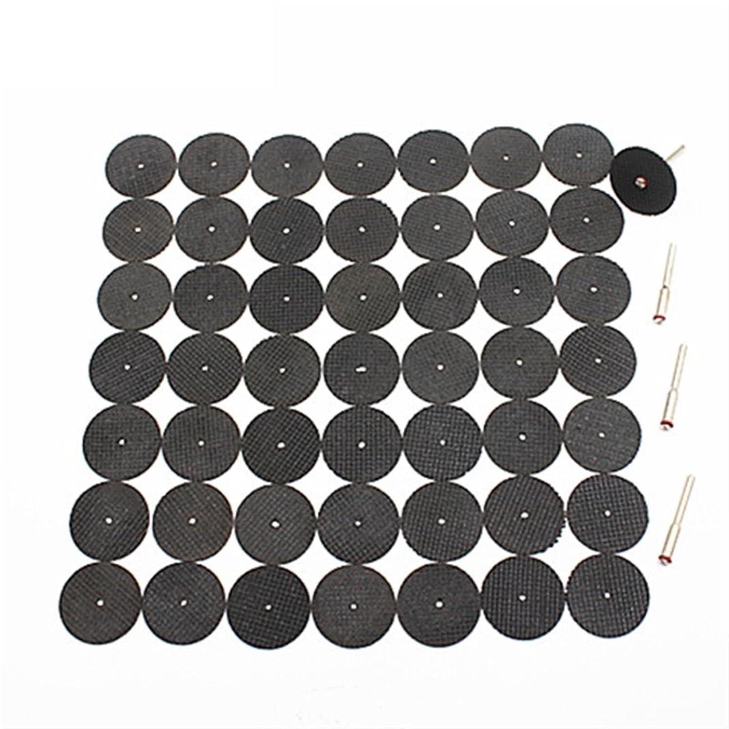 50Pcs Abrasive Tools Fiberglass Reinforced Cutting Disc Cut Off Wheel with 4 Mandrels Compatible