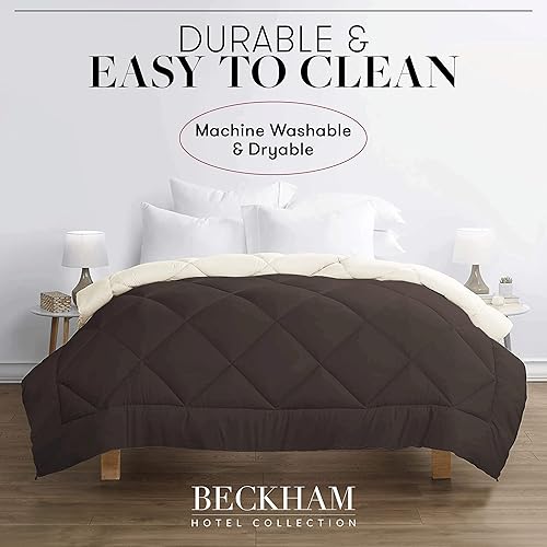 Miniatura 9 de Beckham - Colcha reversible de plumón sintético, colección de hotel - Para todo el año - Cobertor de lujo hipoalergénico de primera calidad