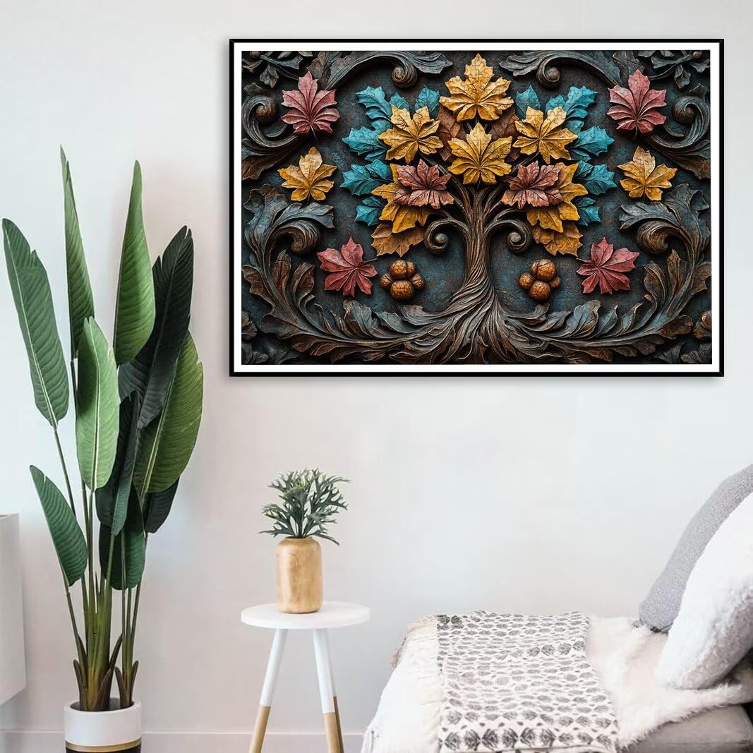 Puzzle Arbre, Puzzle 2000 Pièces Adultes, Puzzles Classiques, Décor -8884