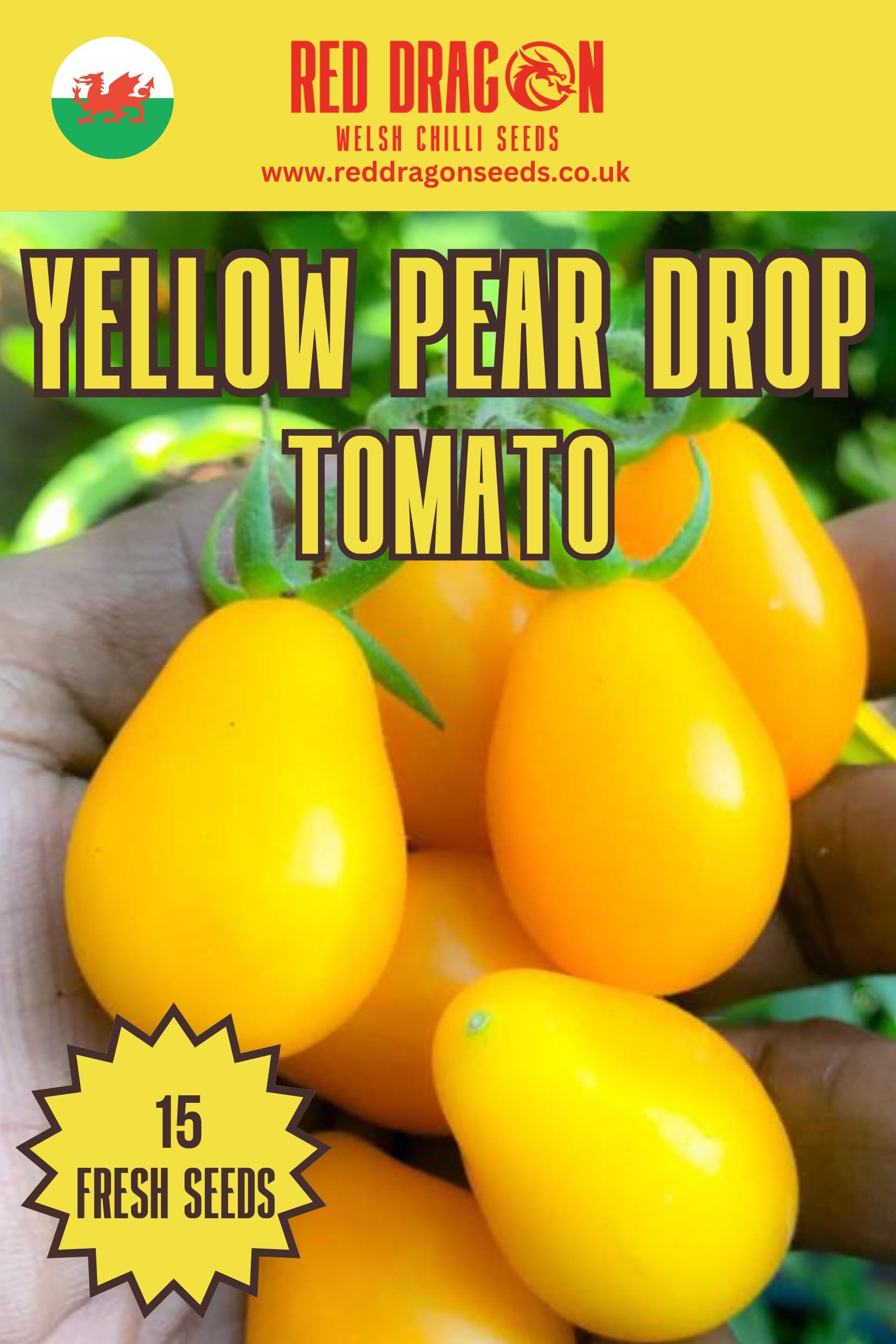 Cherry Tomato Seeds (Yellow Pear Drop) โ image 1