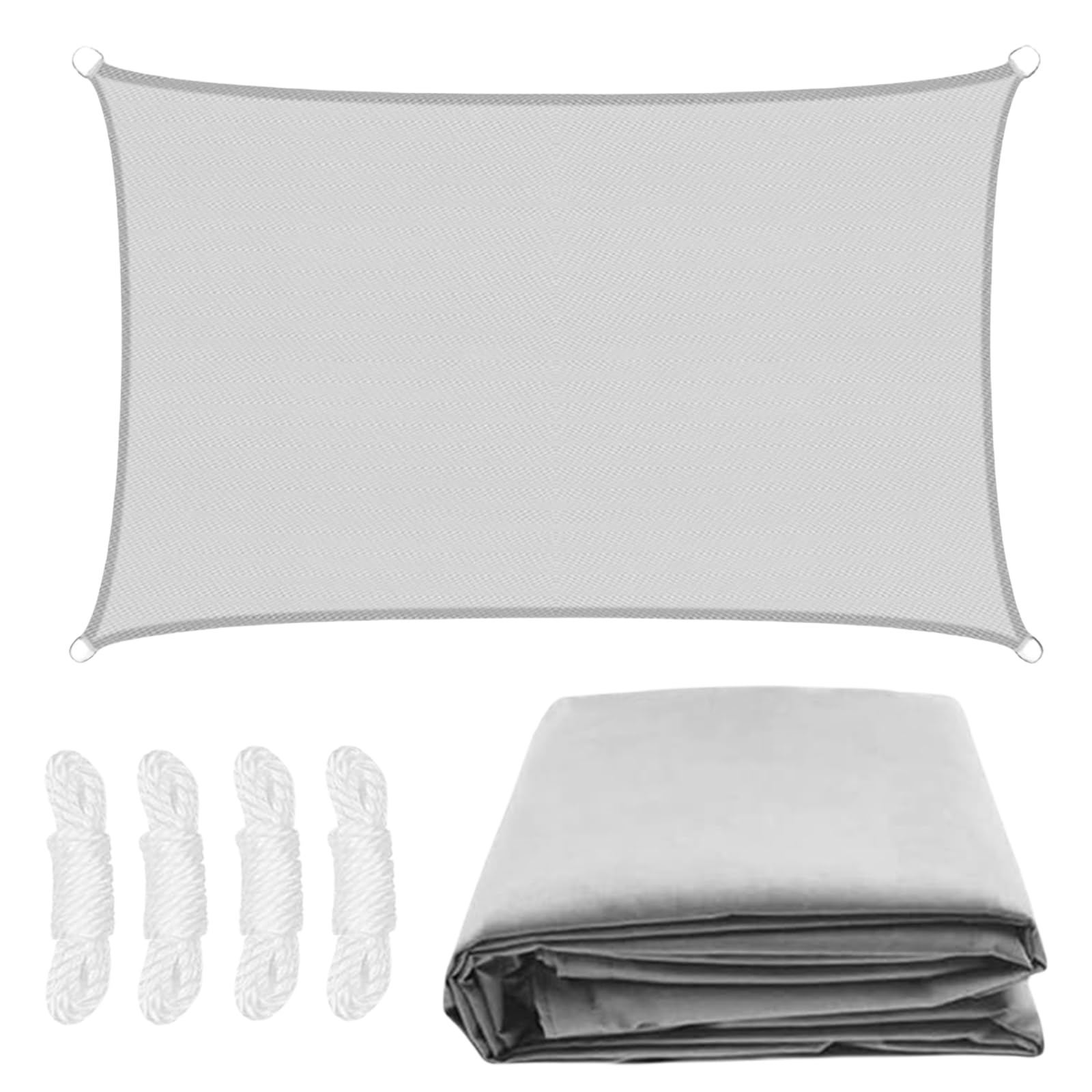 Voile d'ombrage imperméable 3x4m pour créer un coin frais sur la terrasse