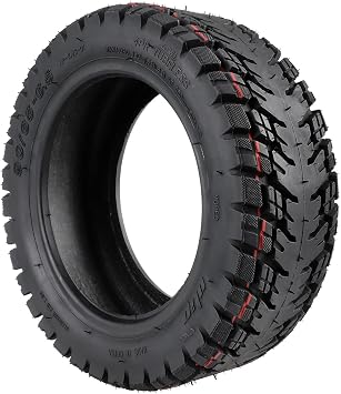 11" 90/65-6.5 11-inch Rubber Wider & Thicker Off-Road Tubeless Tire Explosion-Proof Tyre Replace for Zero 11X, Speedual Plus, Dualtron Ultra, Kaabo Electric Kick Scooter Wheel Parts