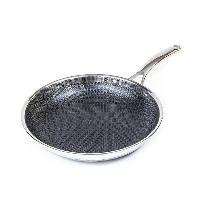 Buy HexClad 25 cm Hybrid Stainless Steel Frying Pan with StayCool