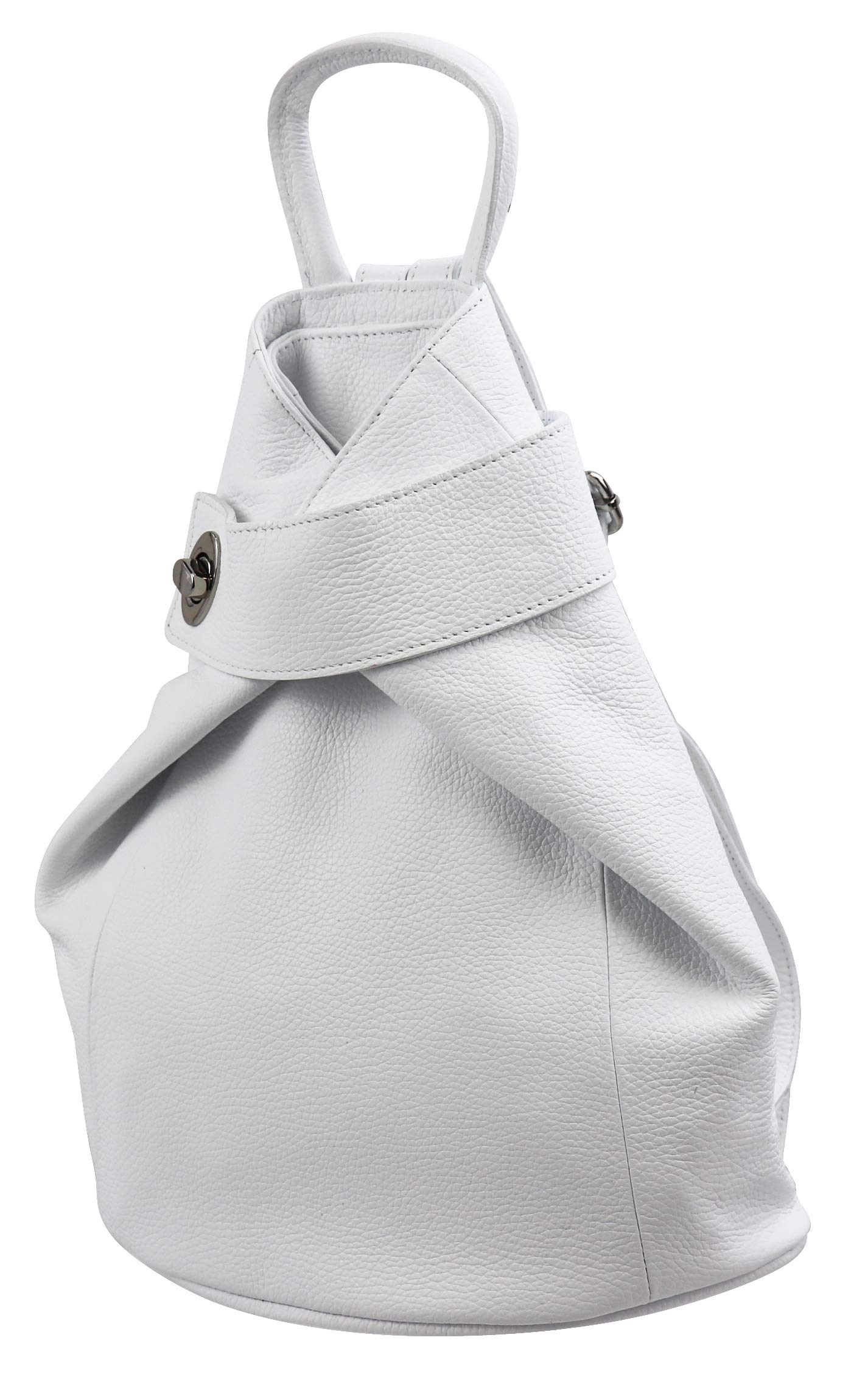 SH Leder - Sac à dos de ville en cuir véritable - Pour femme - En cuir de vachette - 29 x 34 cm - Pamela G2517