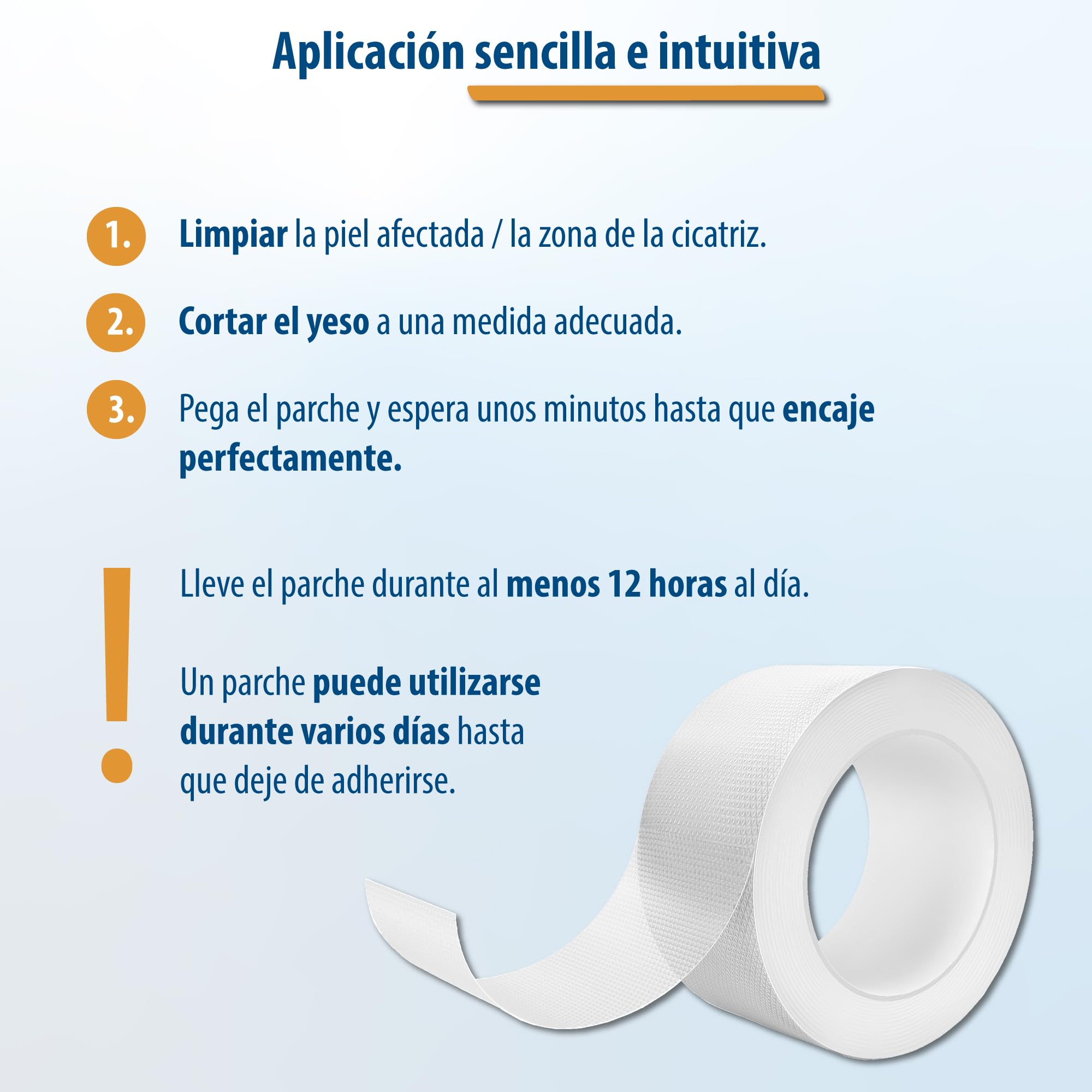 Evolsin parches cicatrizantes silicon scar sheets para cicatrices