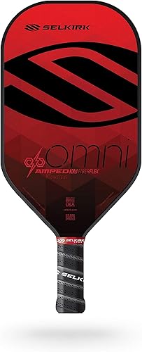 Selkirk Amped Pro 2025 - Paleta de pickleball Amped Control con núcleo de polipropileno X5+ de 58 de pulgada, paletas de pickleball de fibra de