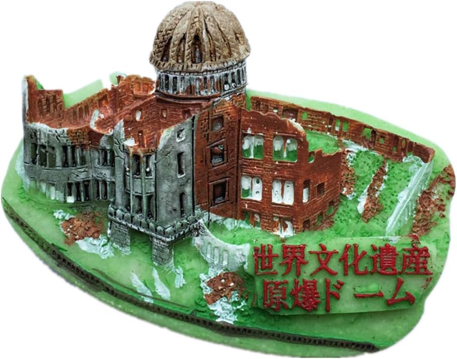 3D Hiroshima Nuclear Explosion Center Japan Souvenir Fridge