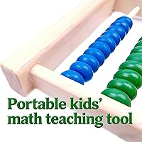 Vista 5 de Marco de conteo miniatura,5 filas,Aprendizaje de matemáticas ábaco