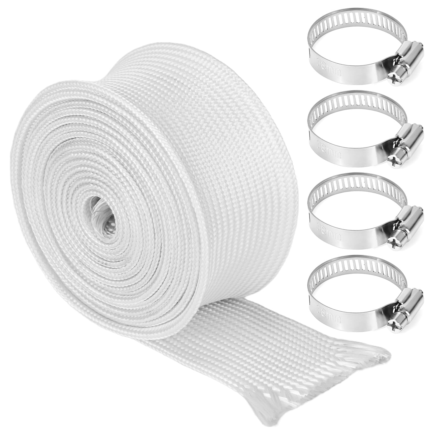 High Temperature Hose Protection Thermal Insulation Fiberglass Heat Proof Fire Resistant Exhaust Pipe Tape
