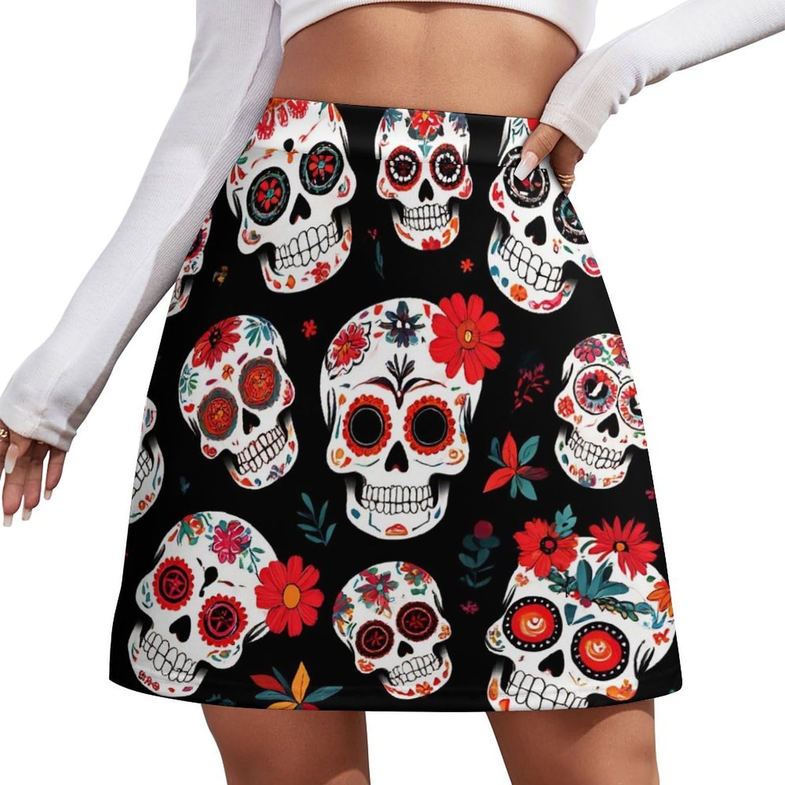 Multi-Functional Mini Skirt Womens Elegant Portable A-Line Skirts for Party Daily Wear High Waisted Design