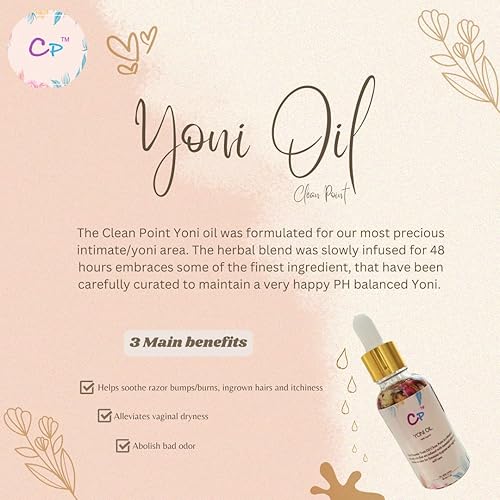 Miniatura 3 de Yoni - Aceite para mujer, mezcla de aceite de hierbas, equilibrio de pH, desodorante íntimo de aceite femenino 100% natural para mujeres, aceite