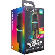 STEALTH Light-Up LED USB Streaming Microphone with Noise Cancelling Function